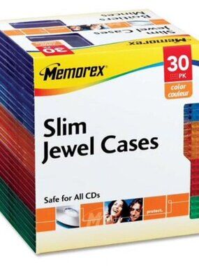 Memorex Slim CD Jewel Case-NWT